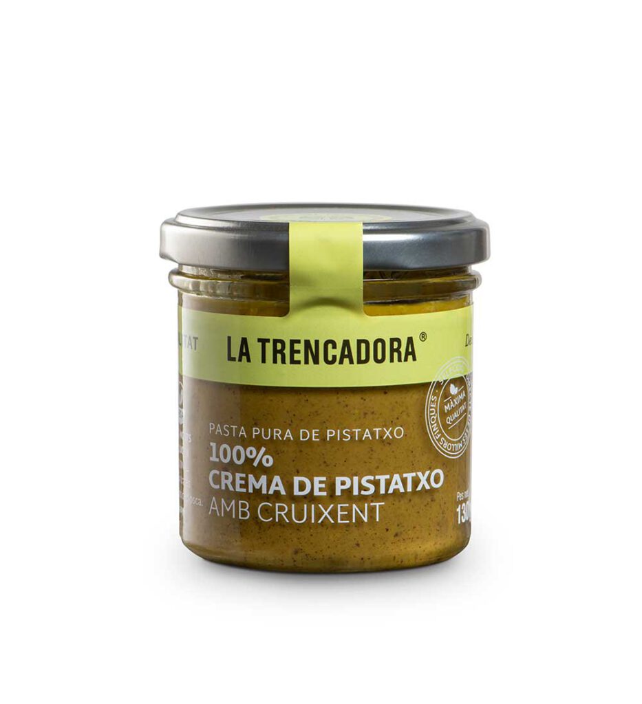 crema de pistatxo amb cruixent
